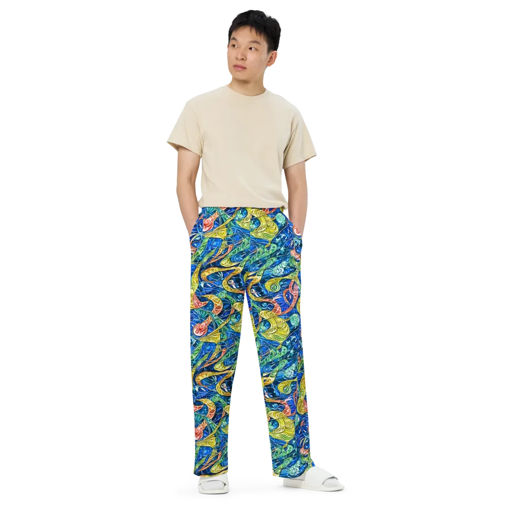 Sonic Tide on Wide-Leg Pants — Front