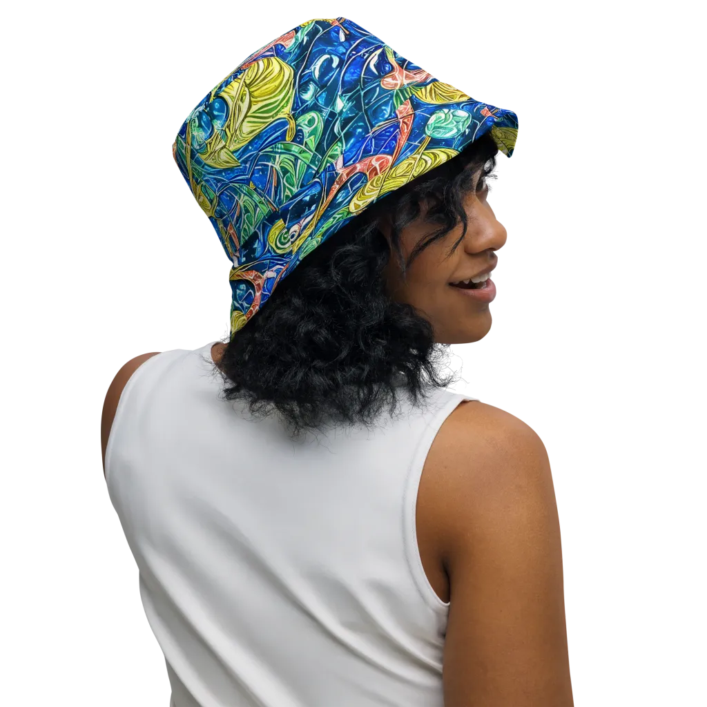 Sonic Tide on Reversible Bucket Hat — Right Outside