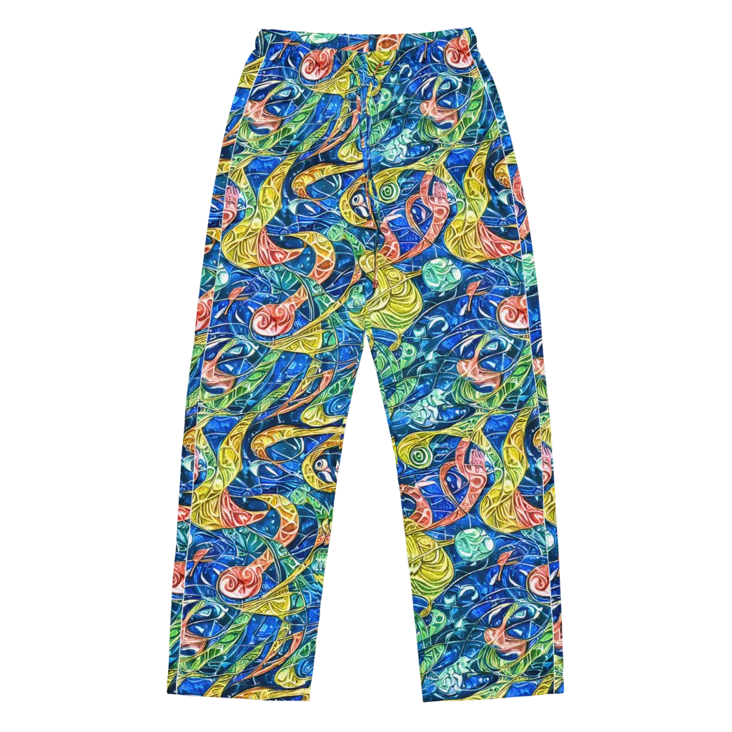 Sonic Tide on Women's Pajama Pants — Front