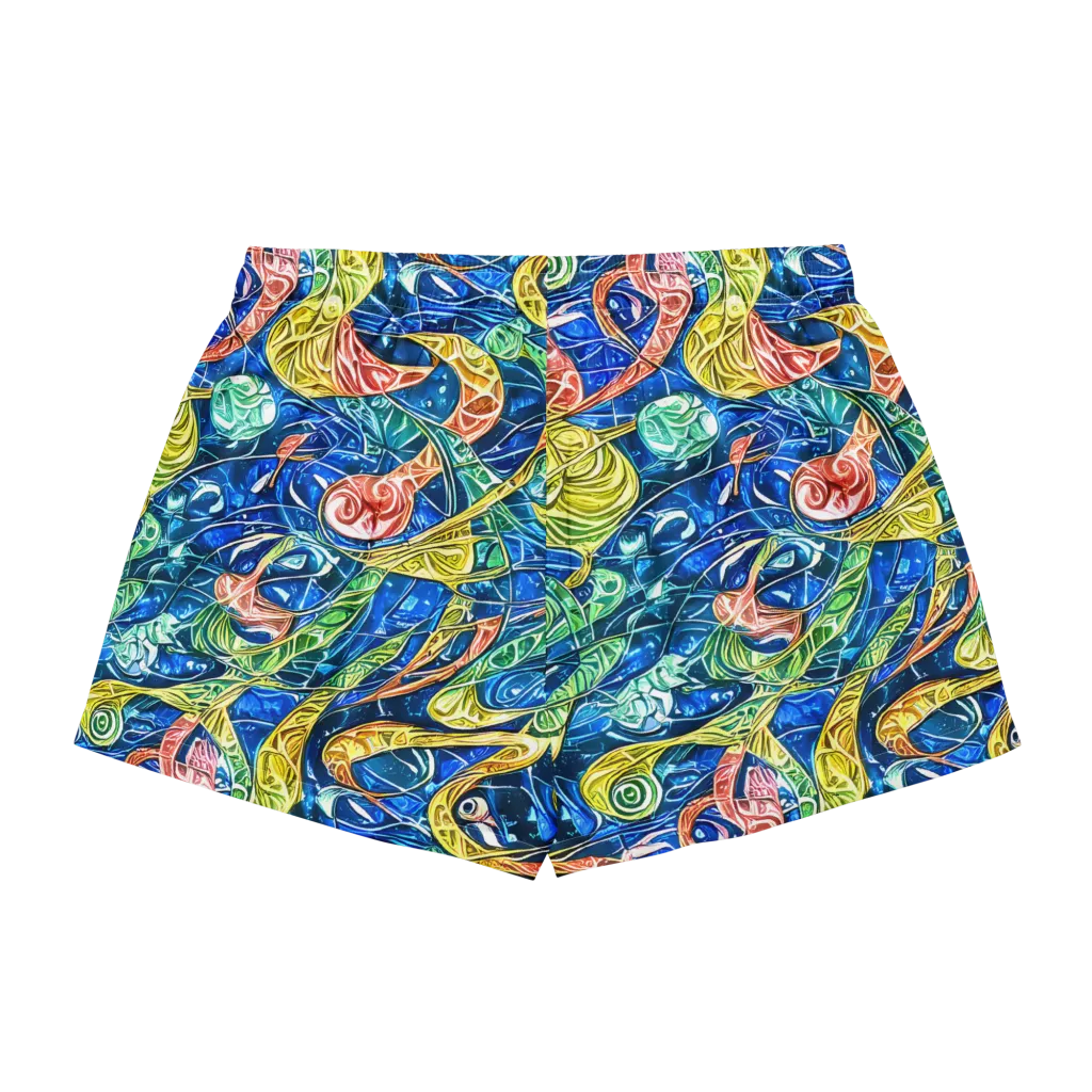 Sonic Tide on Women's Pajama Shorts — Back
