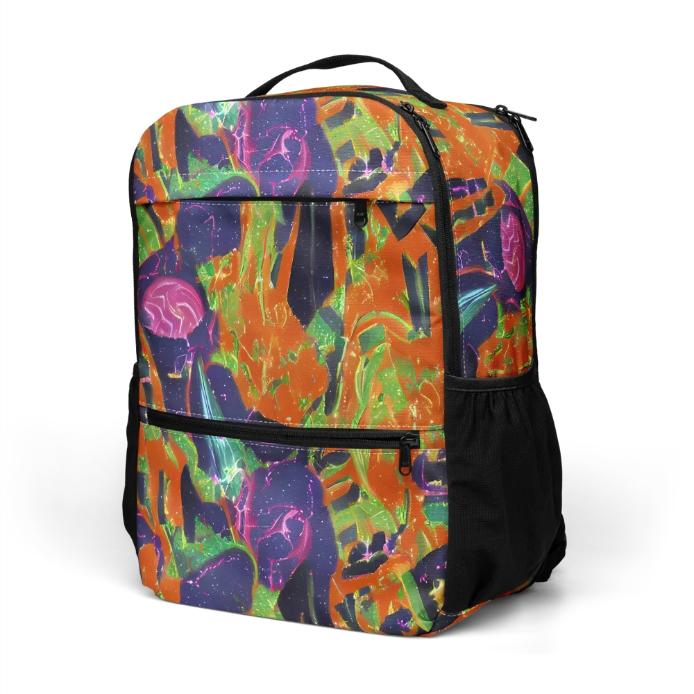 Starlit Static on Utility Backpack — Left Front
