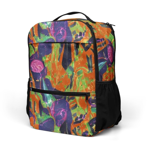 Starlit Static on a Utility Backpack