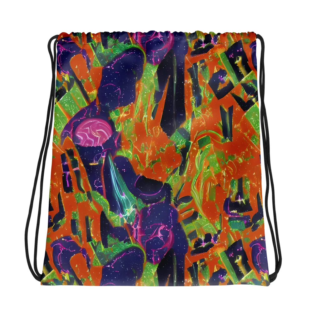 Starlit Static on Drawstring Bag — Photo