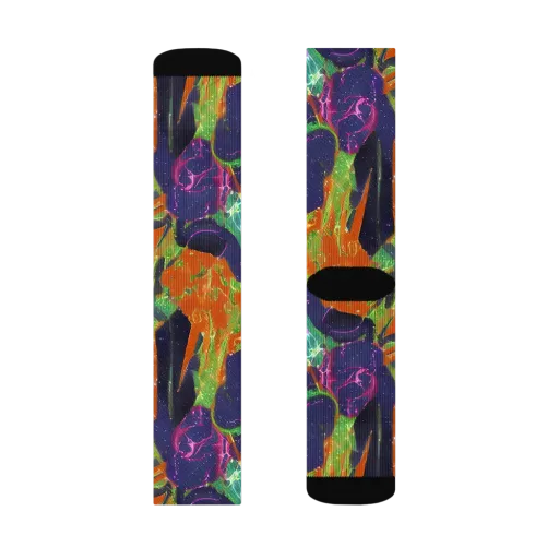 Starlit Static on a Socks