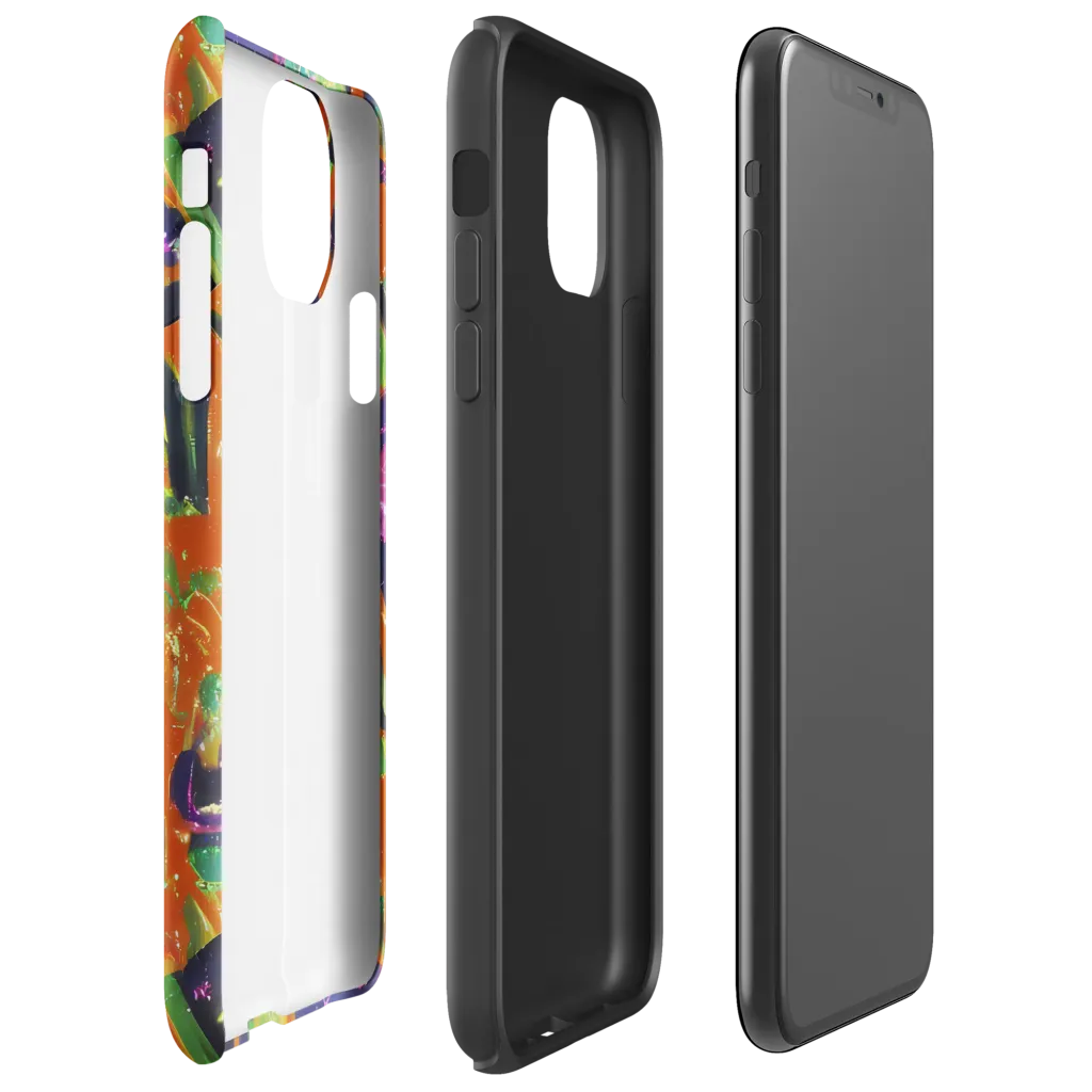 Starlit Static on Tough Case for iPhone® — Right
