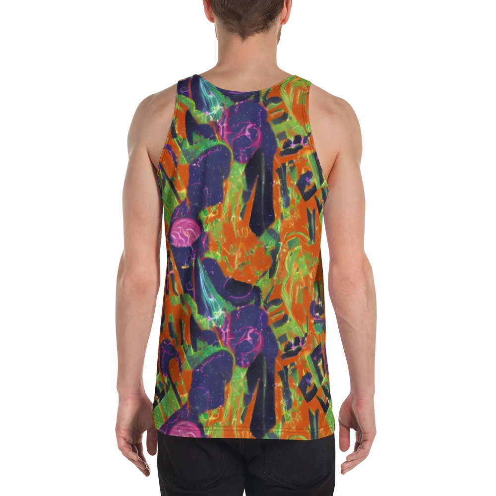 Starlit Static on Men's Tank Top — Back