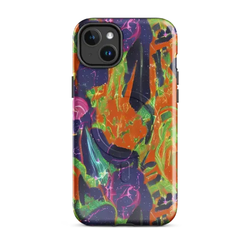 Starlit Static on a MagSafe Tough Case for iPhone®