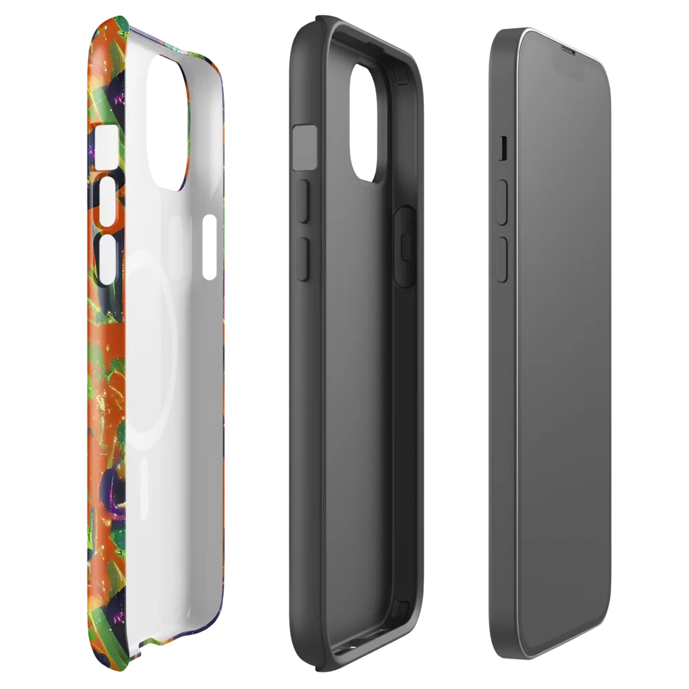 Starlit Static on MagSafe Tough Case for iPhone® — Front