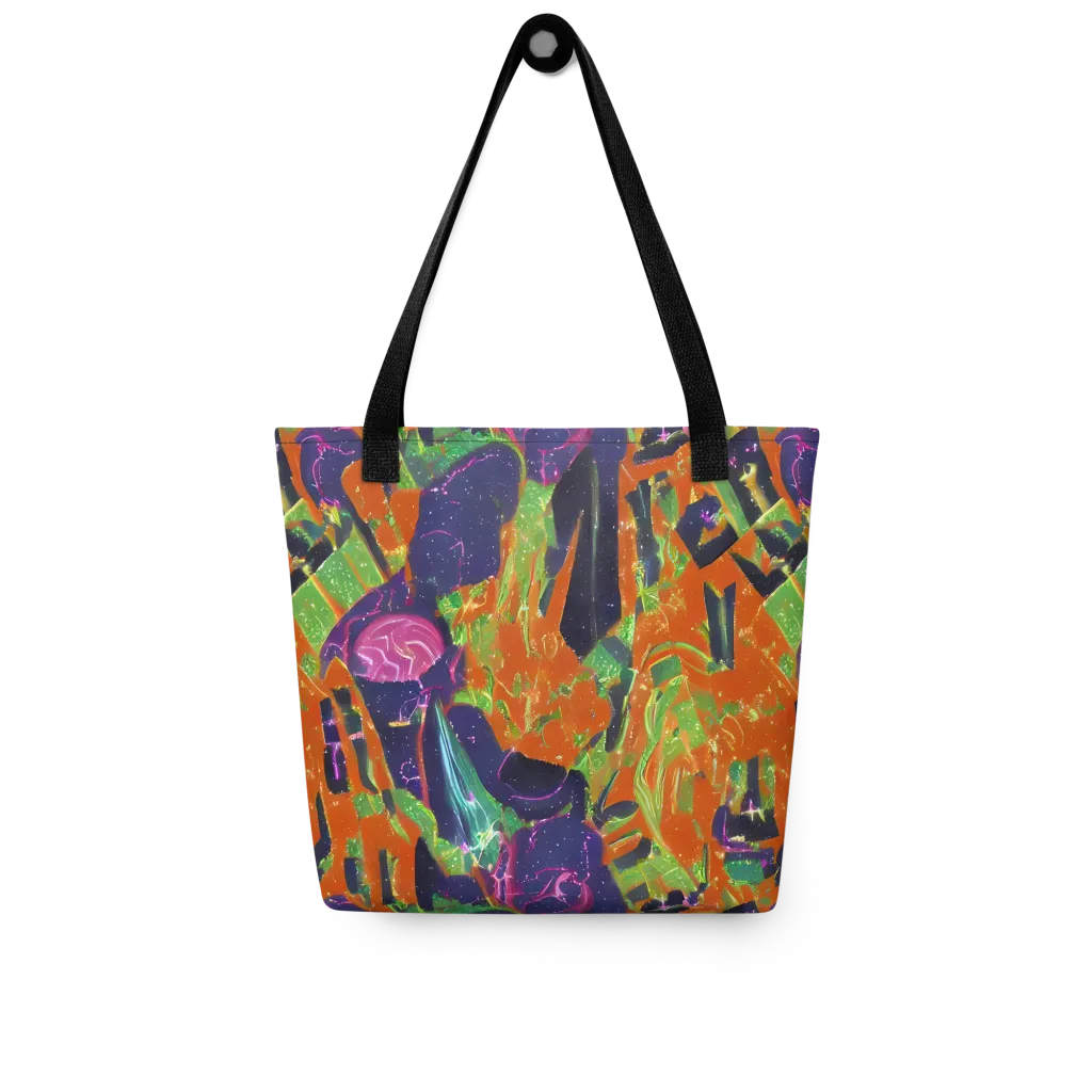 Starlit Static on Tote Bag — Front