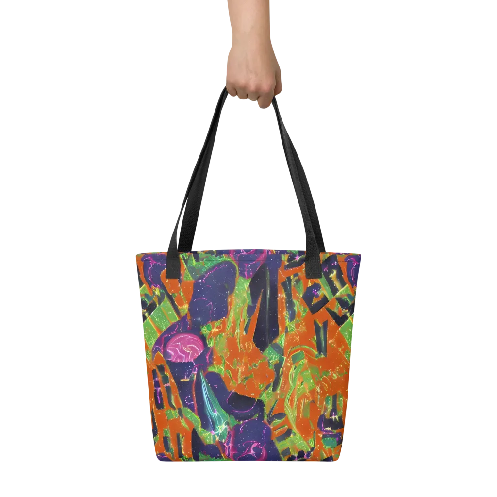Starlit Static on Tote Bag — Front