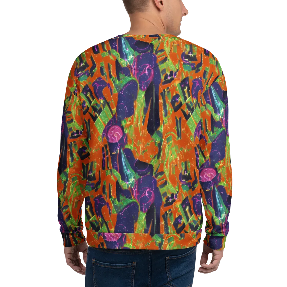 Starlit Static on Sweatshirt — Back