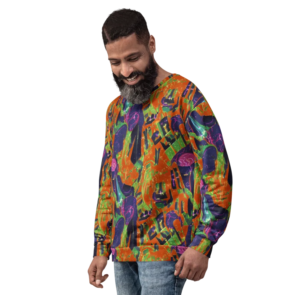 Starlit Static on Sweatshirt — Left Front
