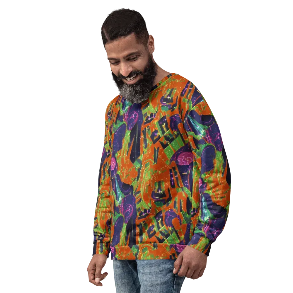 Starlit Static on Sweatshirt — Left Front
