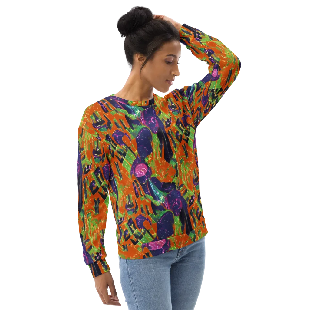 Starlit Static on Sweatshirt — Right Front