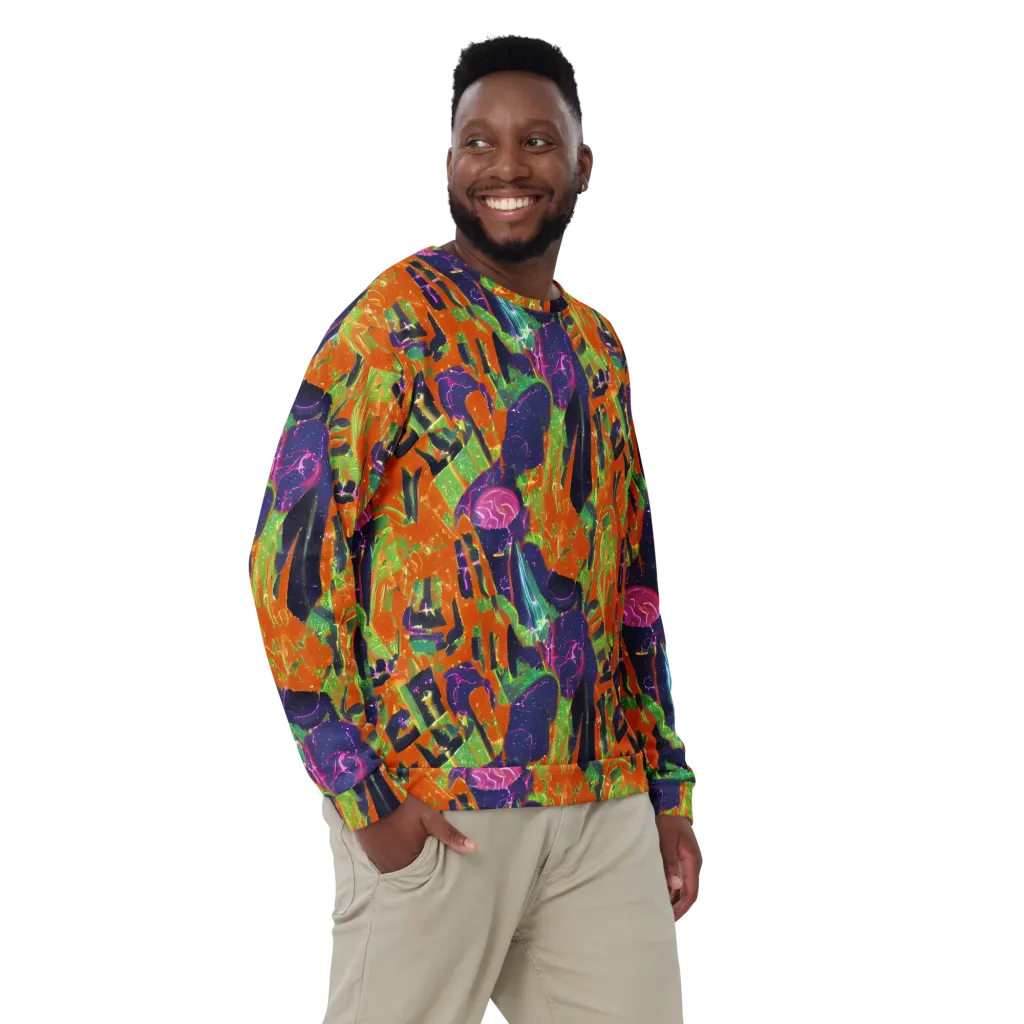 Starlit Static on Sweatshirt — Front