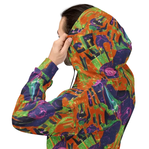 Starlit Static on a Hoodie