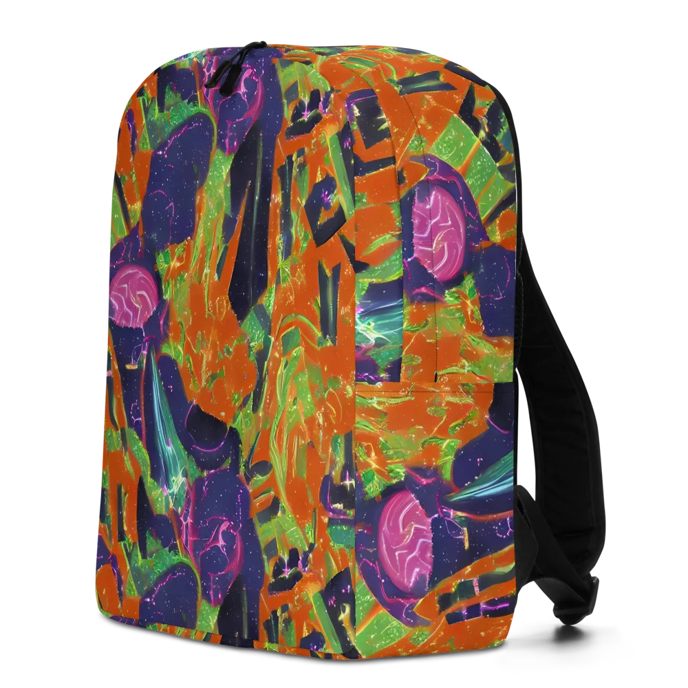 Starlit Static on Minimalist Backpack — Left
