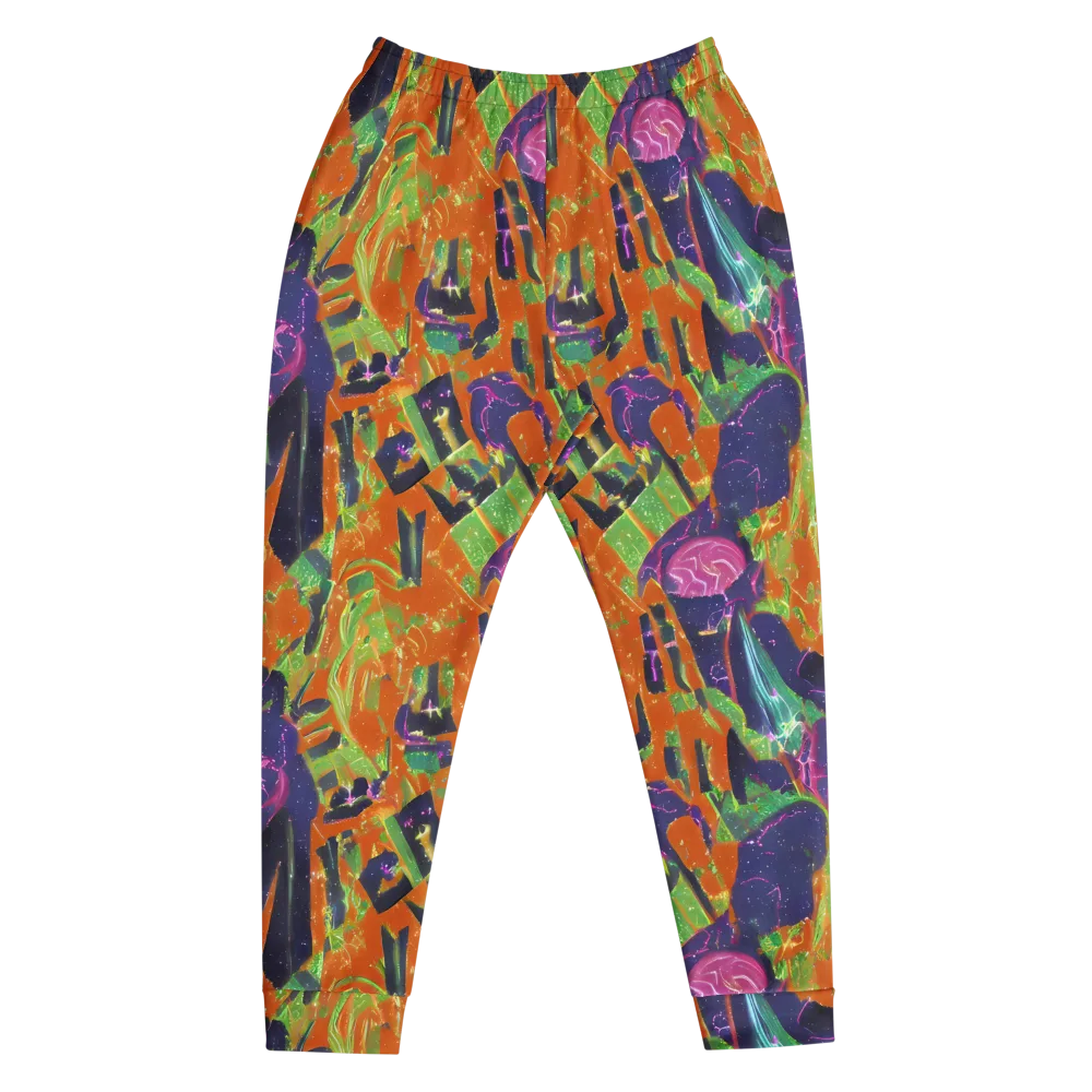 Starlit Static on Men's Joggers — Front