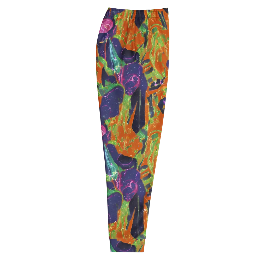 Starlit Static on Men's Joggers — Right