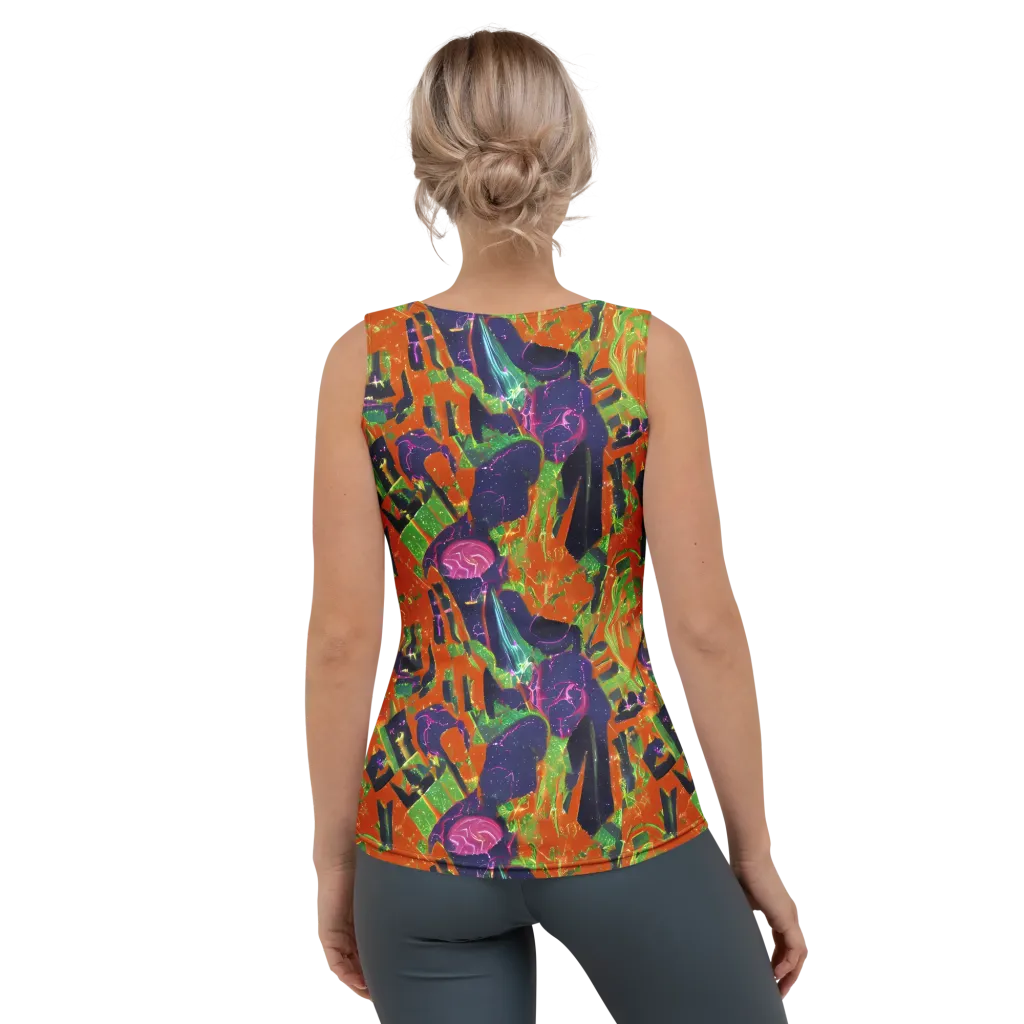 Starlit Static on Women's Tank Top — Back