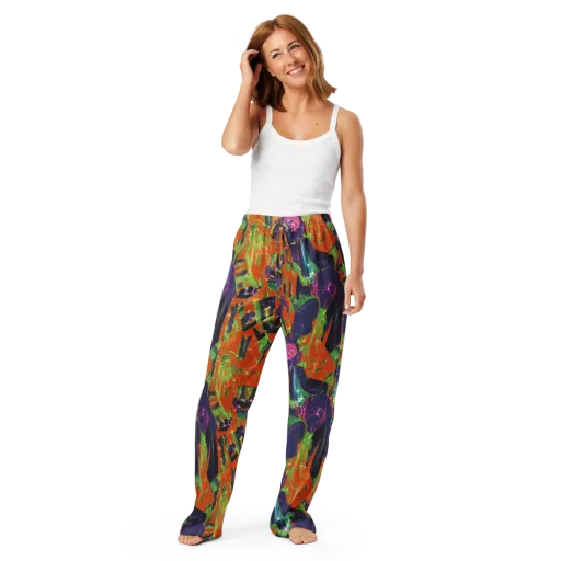Starlit Static on a Women's Pajama Pants