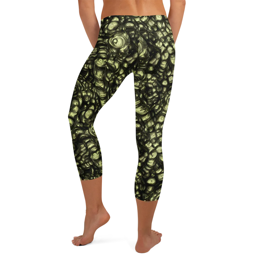 Mossfire on Capri Leggings — Back