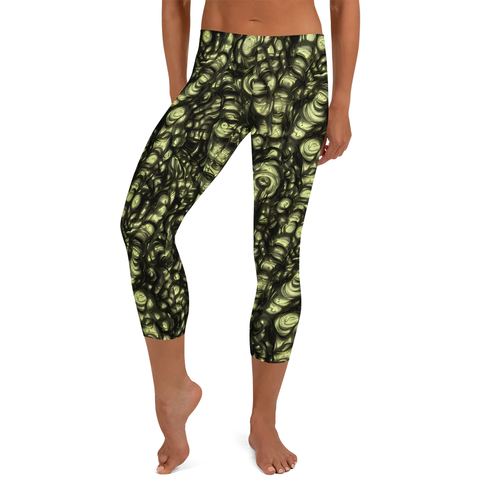 Mossfire on Capri Leggings — Front
