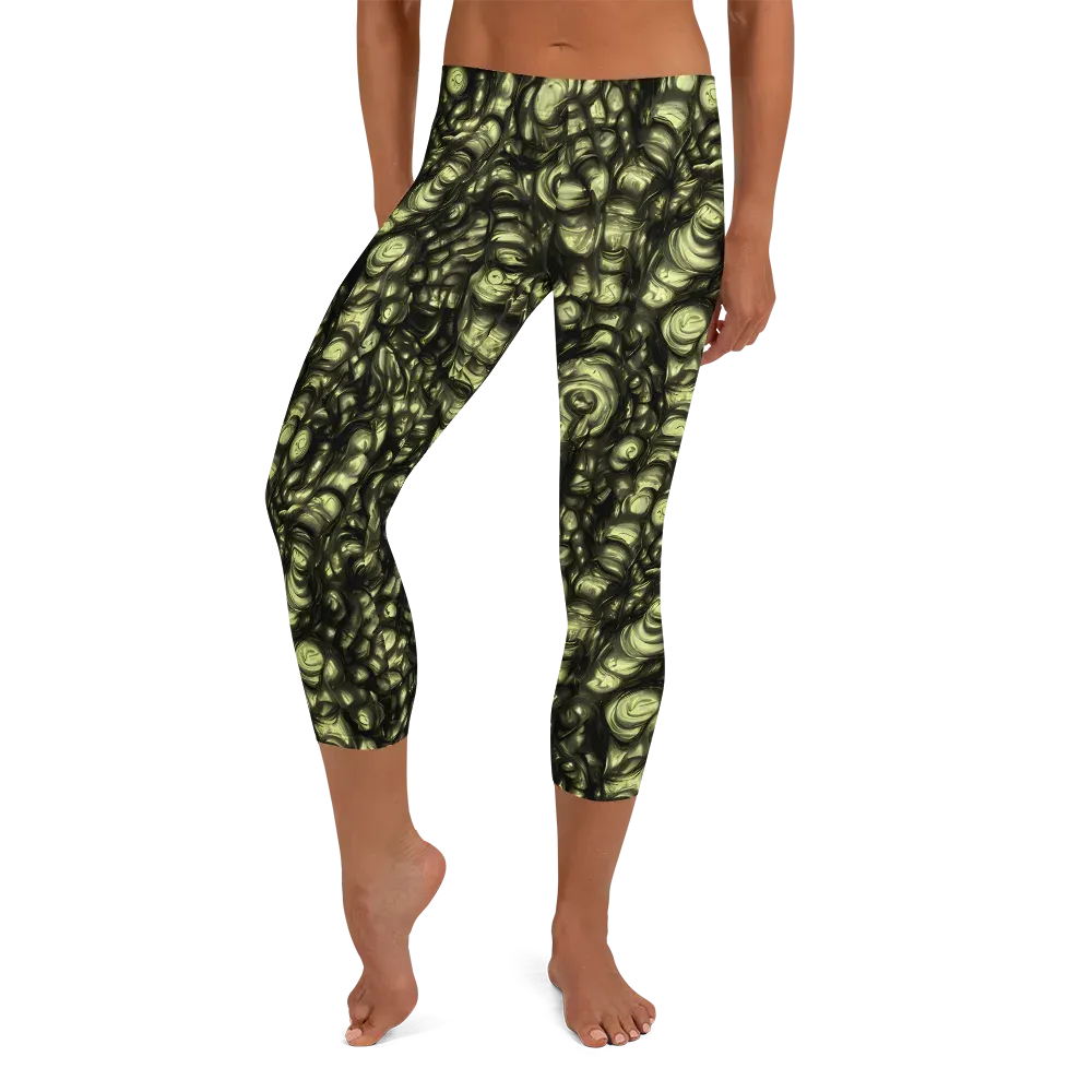 Mossfire on Capri Leggings — Front