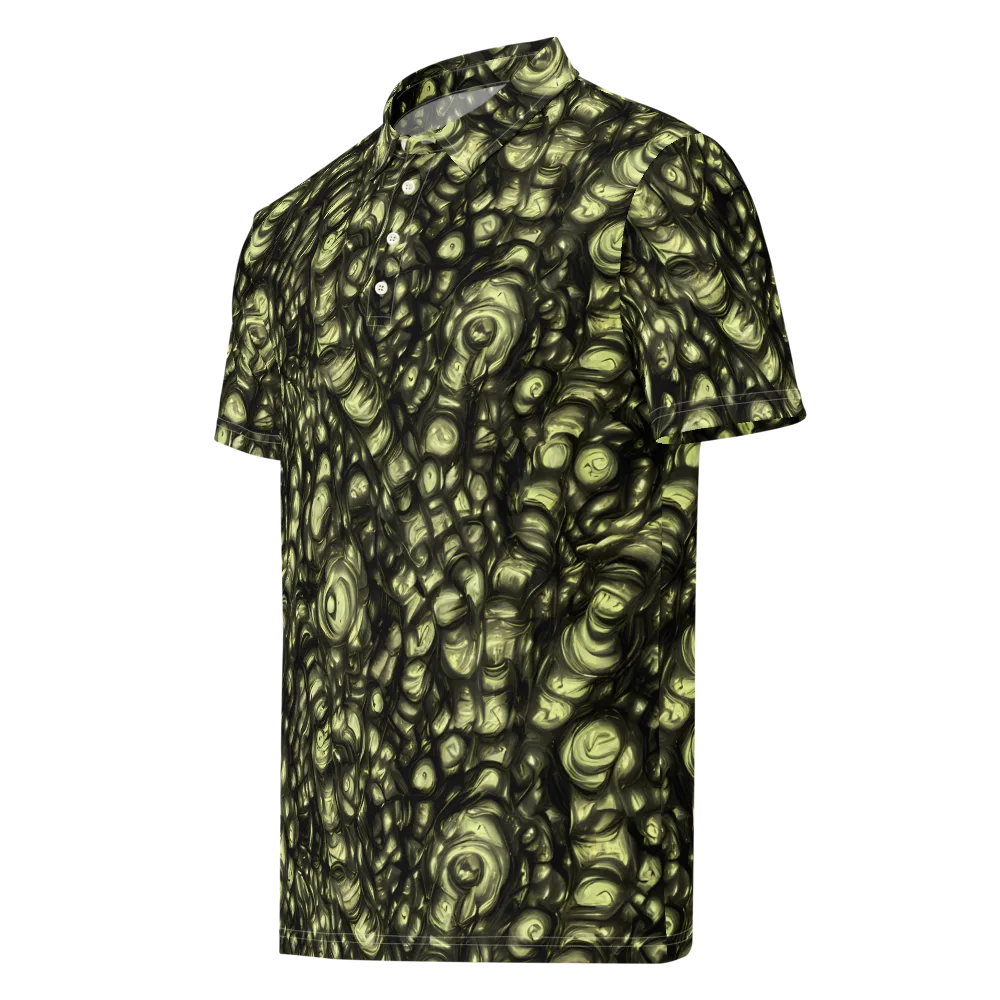 Mossfire on Men's Slim Fit Polo Shirt — Left Front