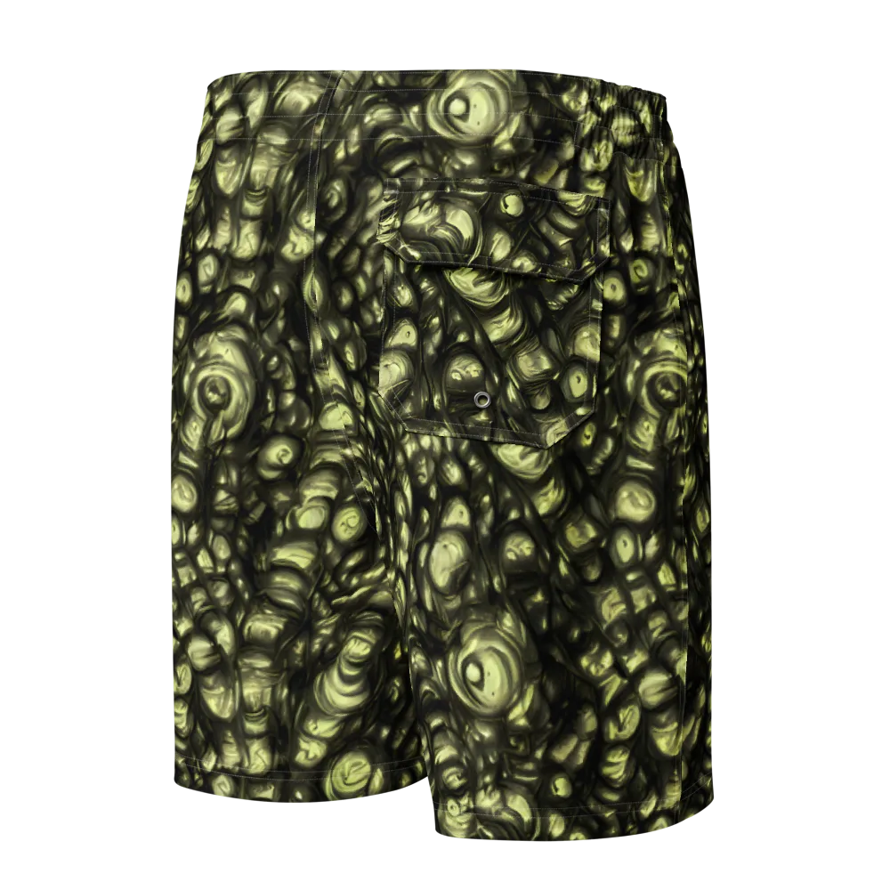 Mossfire on Men's Board Shorts — Back