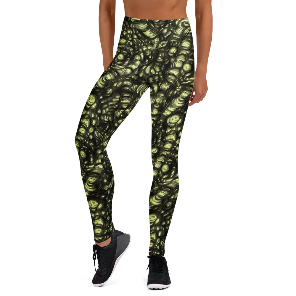 Mossfire on Yoga Leggings — Front