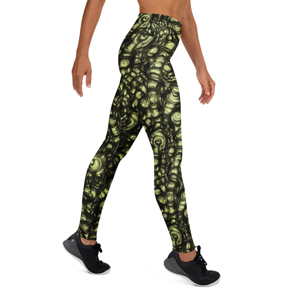 Mossfire on Yoga Leggings — Right