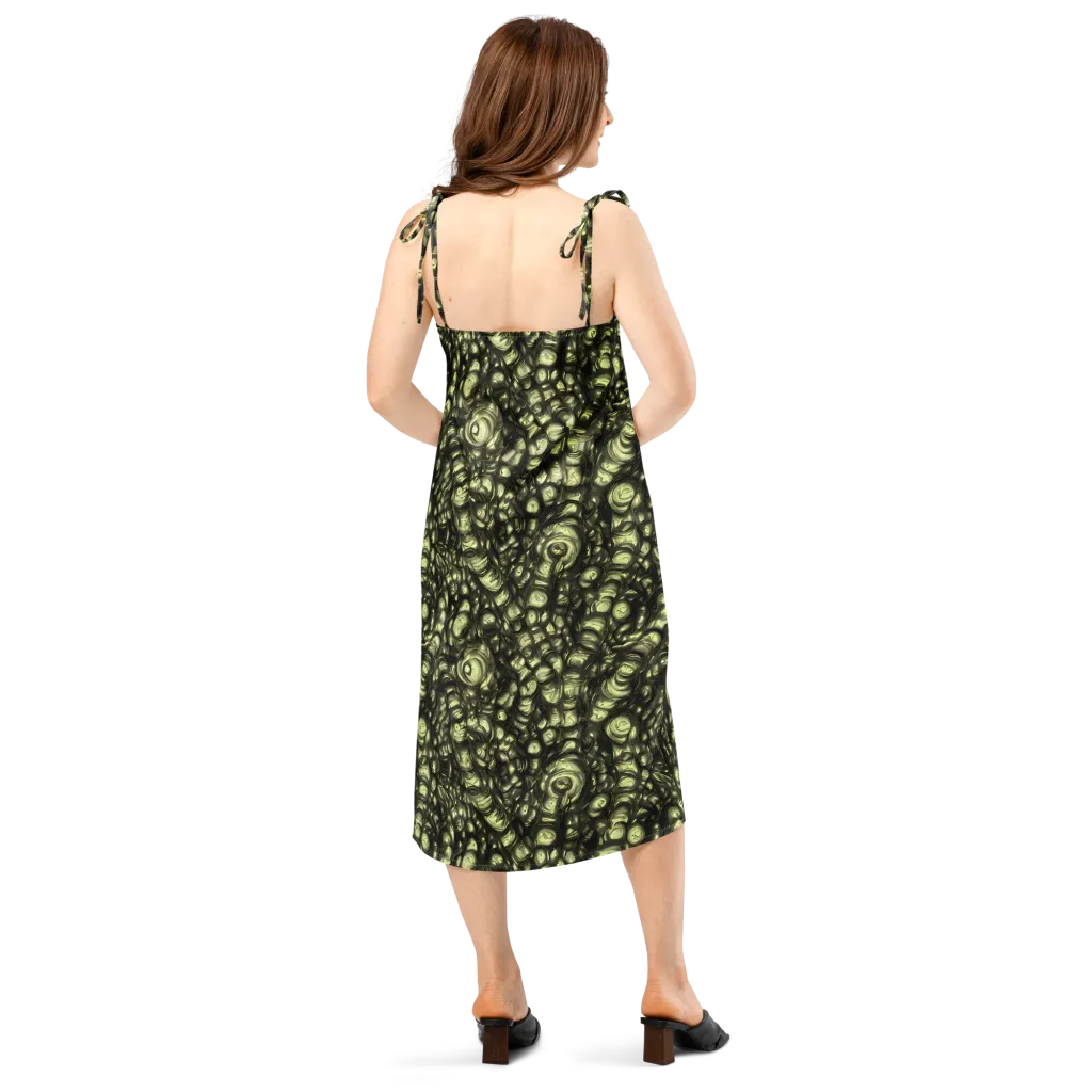 Mossfire on Slip Dress — Back