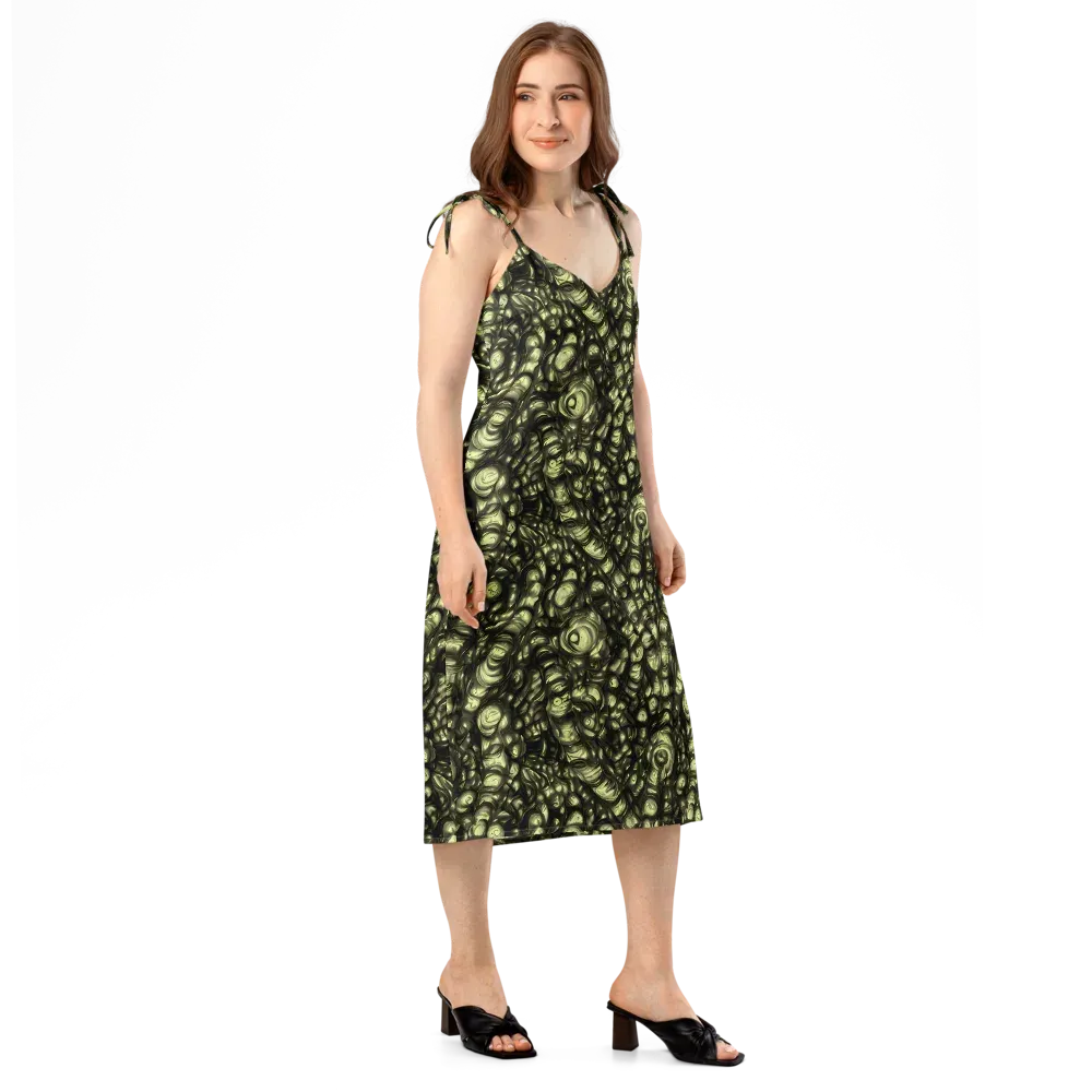 Mossfire on Slip Dress — Right Front