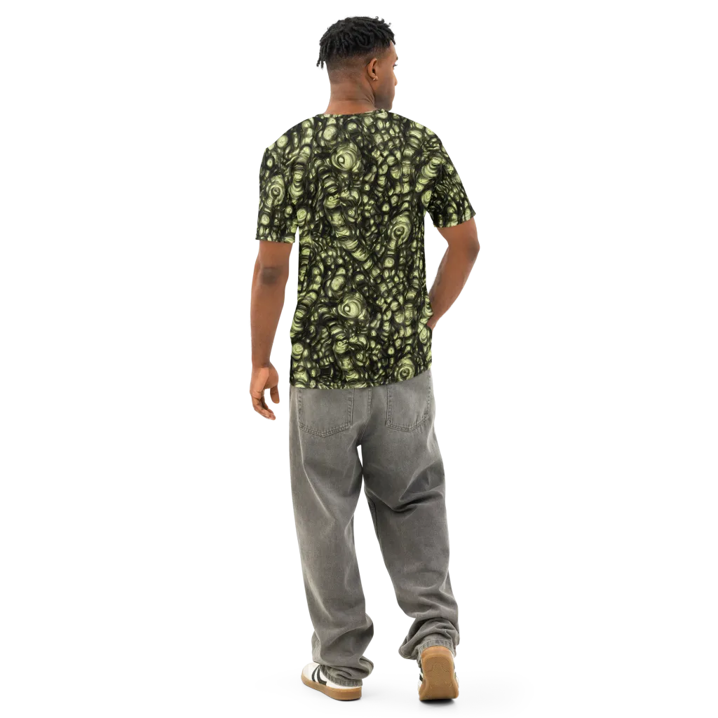 Mossfire on Men's Cotton Crew Neck T-Shirt — Back