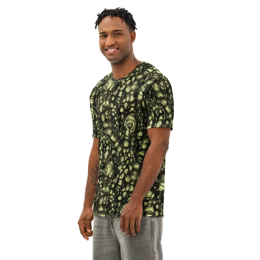 Mossfire on Men's Cotton Crew Neck T-Shirt — Left Front