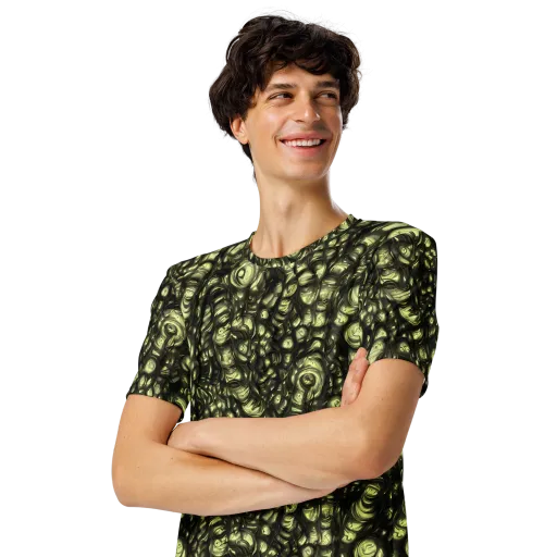 Mossfire on a Men's Crew Neck T-Shirt