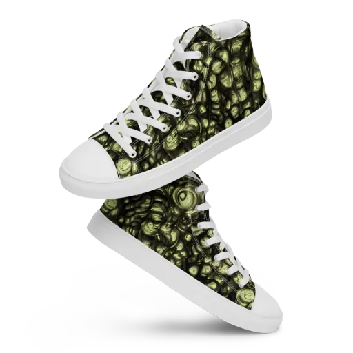 Mossfire on a Men's High Top Canvas Shoes