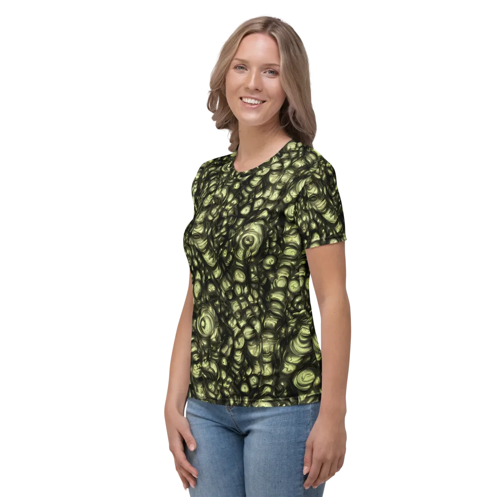 Mossfire on Women's Crew Neck T-Shirt — Left