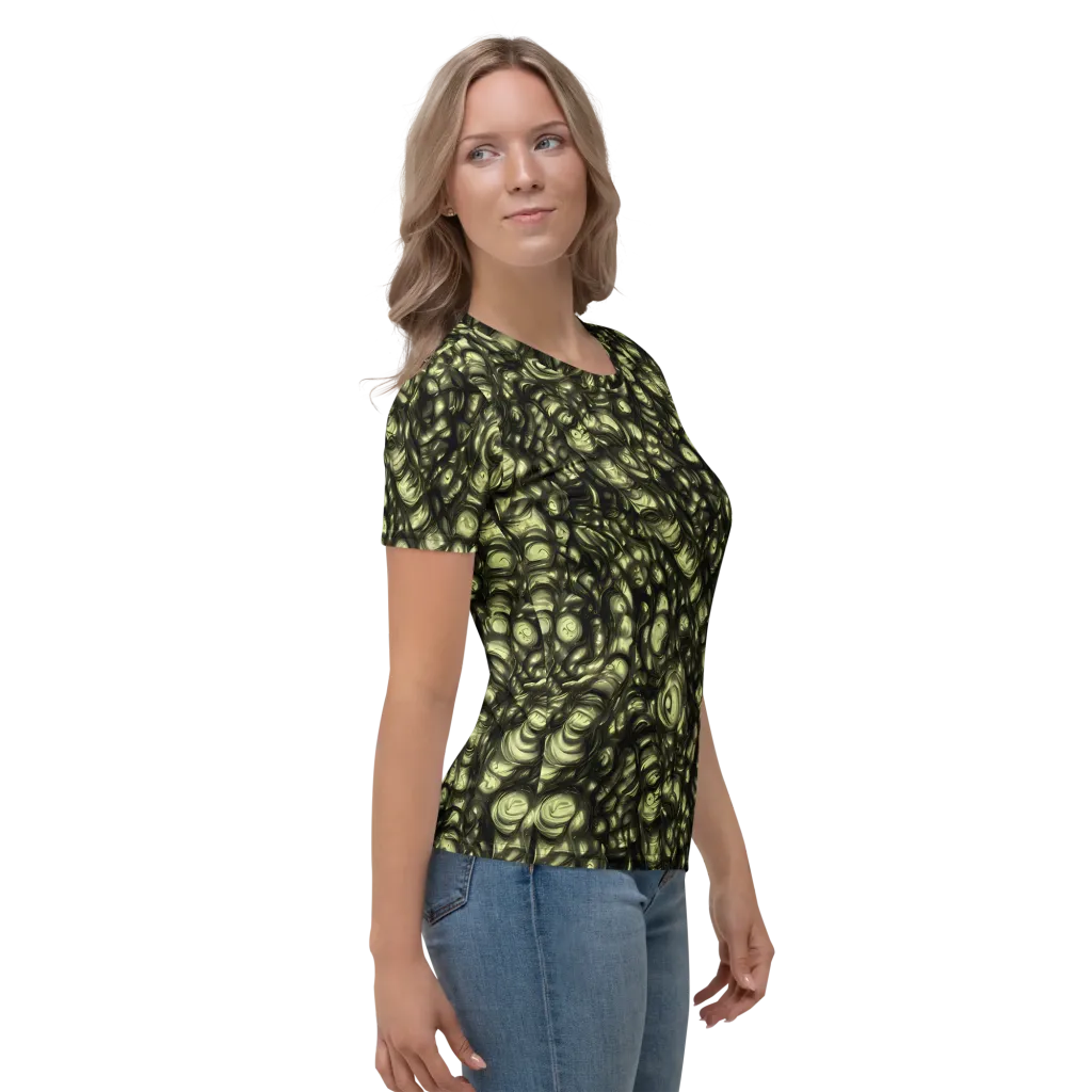 Mossfire on Women's Crew Neck T-Shirt — Right