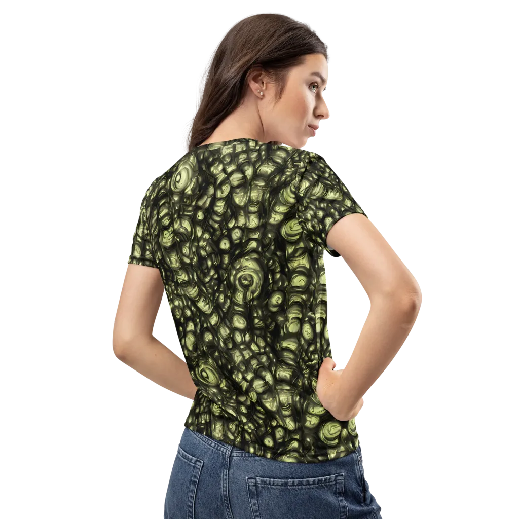 Mossfire on Women's Crew Neck T-Shirt — Back
