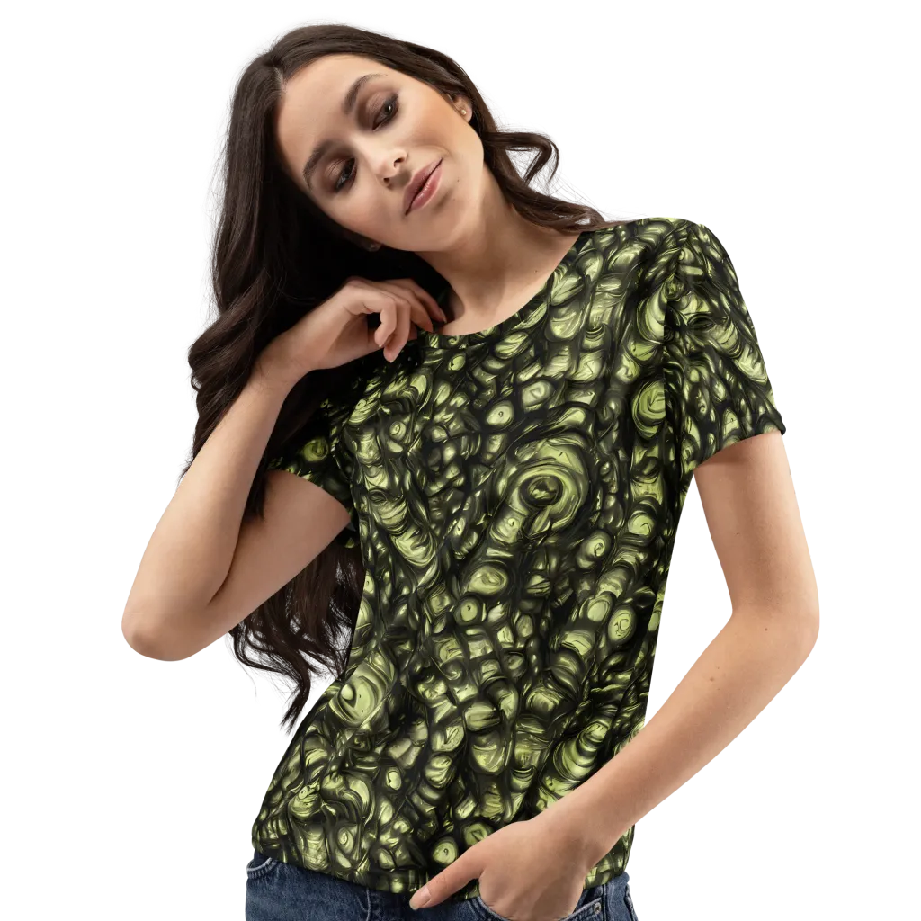 Mossfire on Women's Crew Neck T-Shirt — Left Front