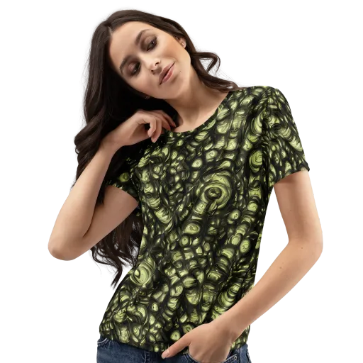 Mossfire on a Women's Crew Neck T-Shirt