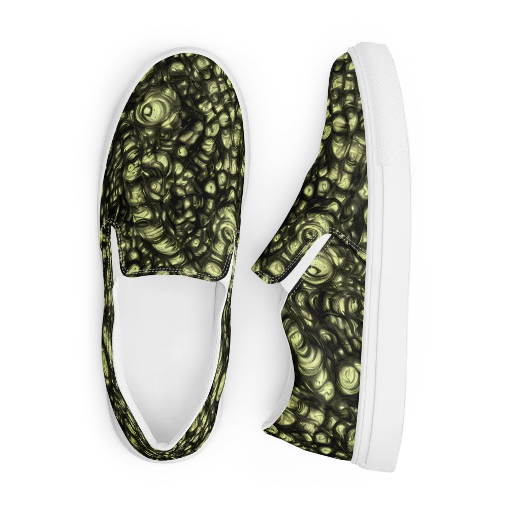 Mossfire on Men's Slip-On Canvas Shoes — Front