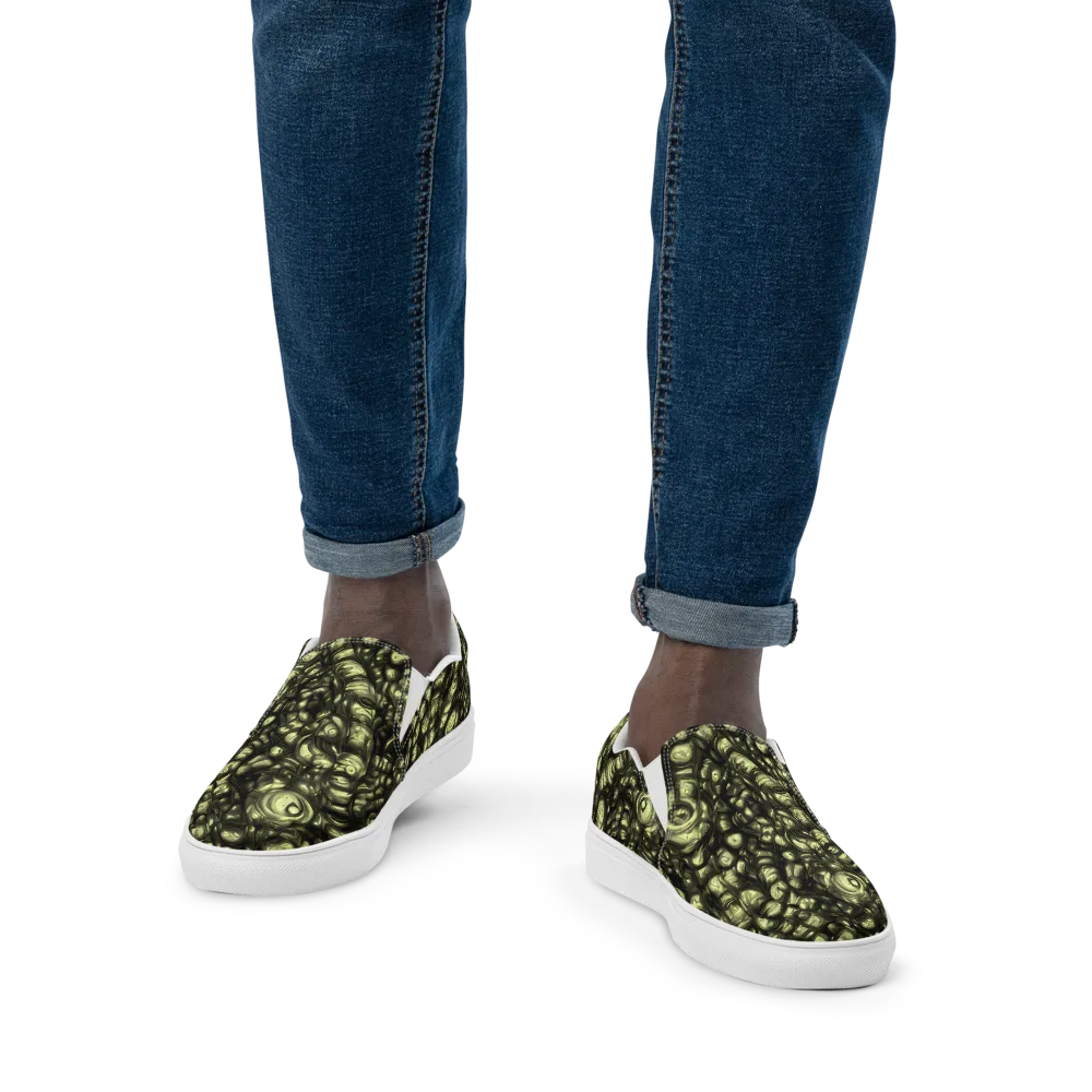 Mossfire on Men's Slip-On Canvas Shoes — Front