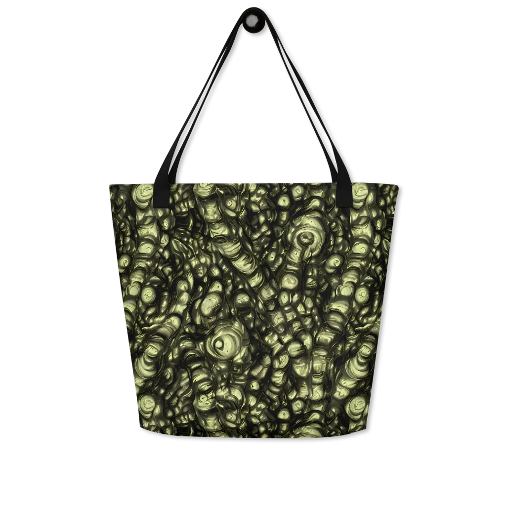 Mossfire on Large Tote Bag W/ Pocket — Front