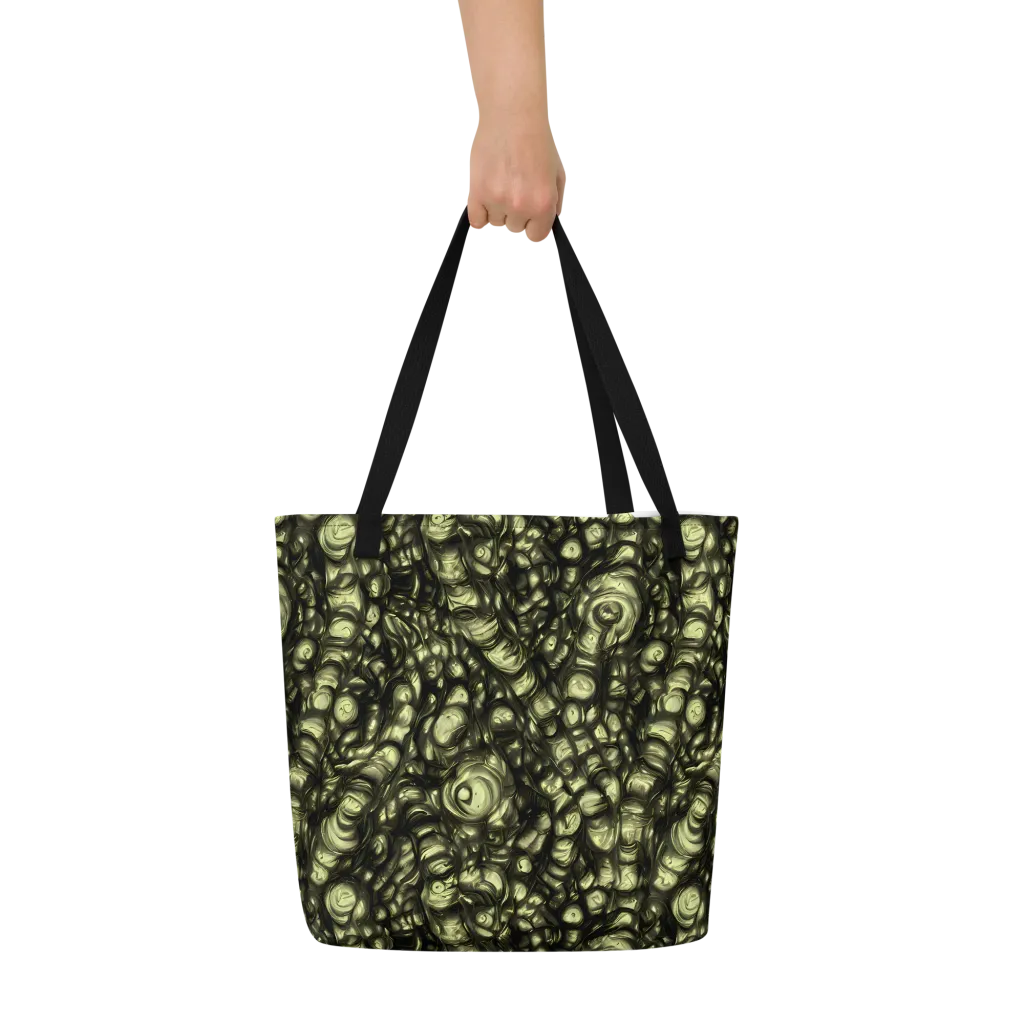 Mossfire on Large Tote Bag W/ Pocket — Front