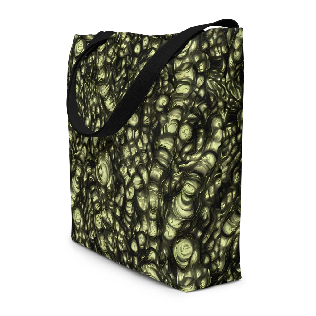Mossfire on Large Tote Bag W/ Pocket — Front