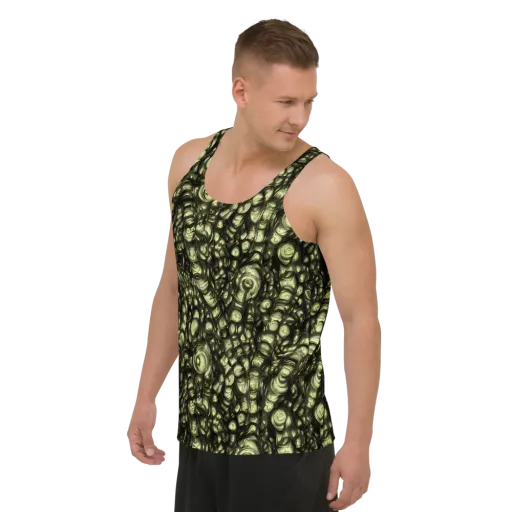 Mossfire on a Men's Tank Top