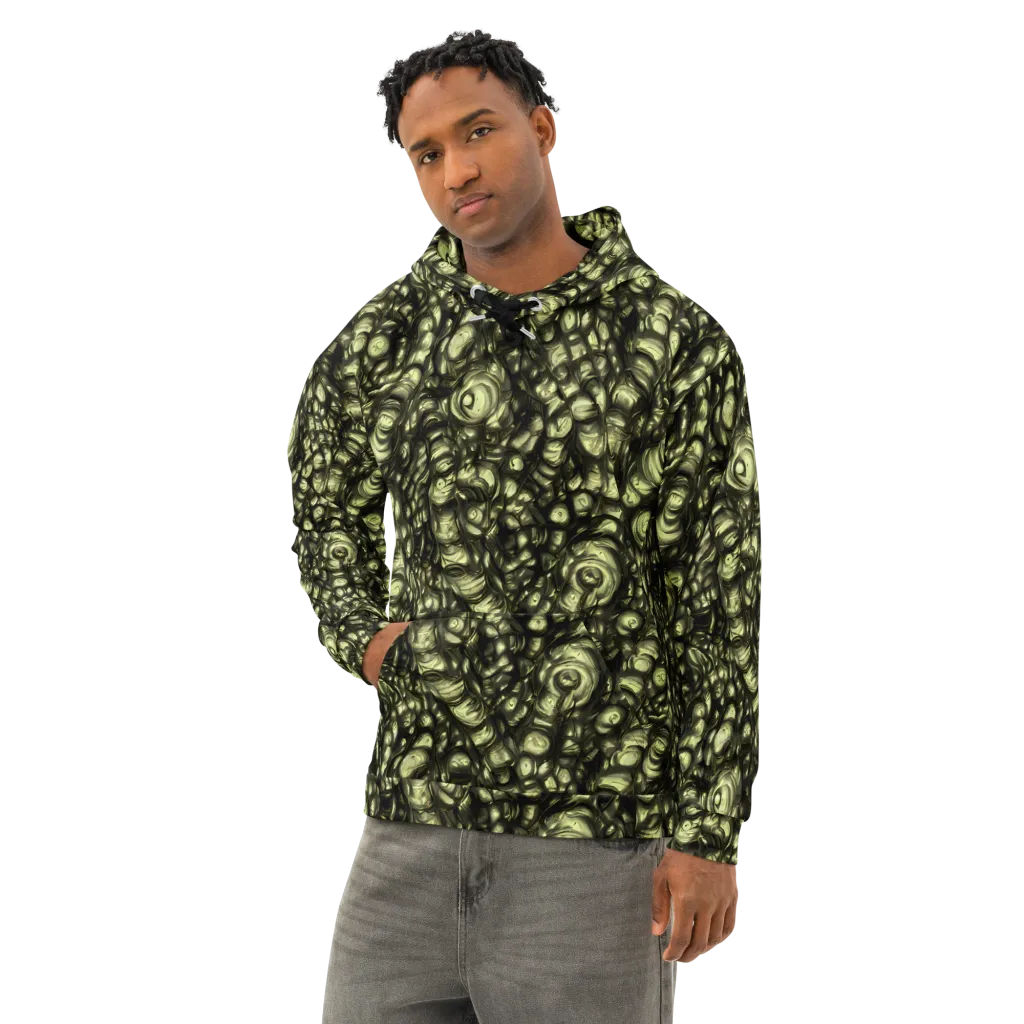 Mossfire on Cotton Hoodie — Left Front
